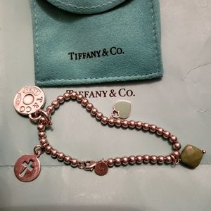 New Tiffany & co.sterling silver stamped bracelet